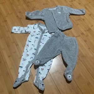 Carter’s Onesie and Jacket Pant Sets